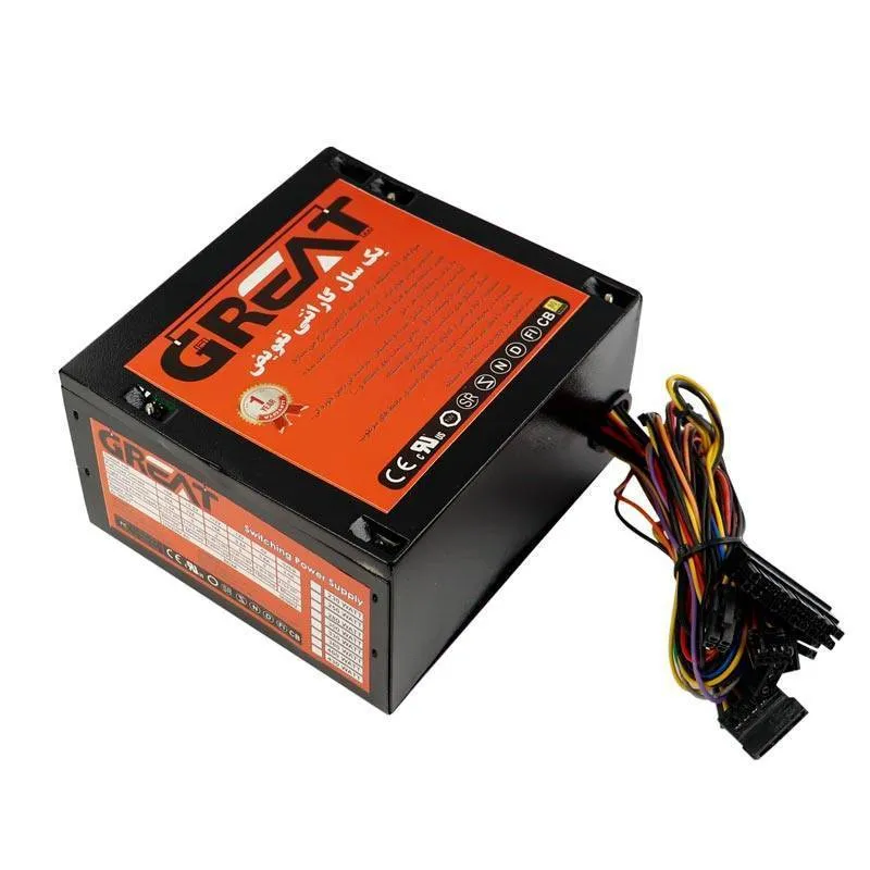 منبع تغذیه کامپیوتر گریت مدل GR230 230W فن بزرگ