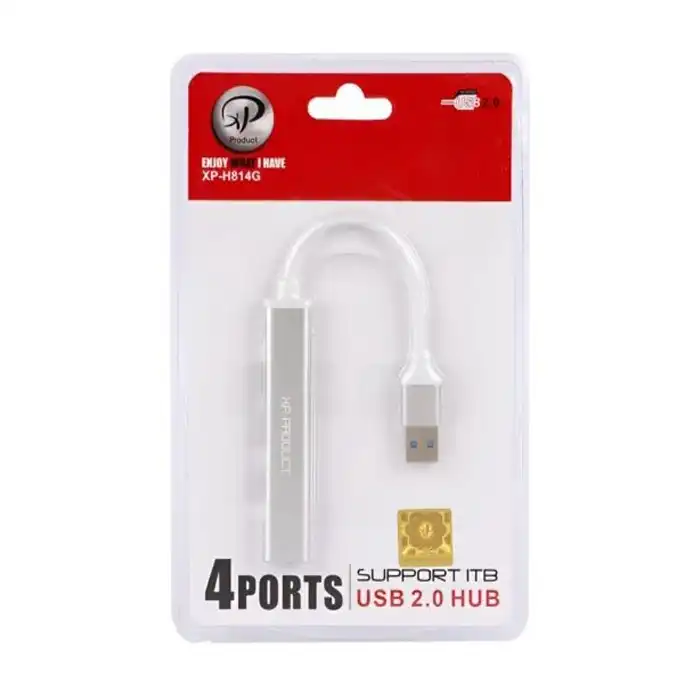 هاب 4 پورت USB 2.0 ایکس پی پروداکت مدل XP-H814