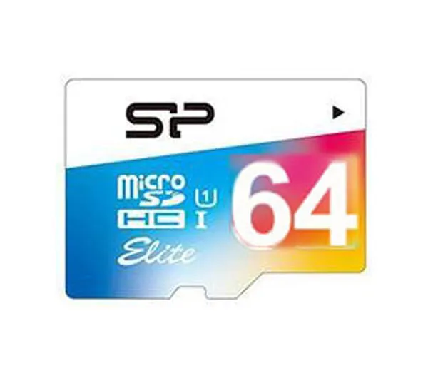 کارت حافظه microSDXC سیلیکون پاور مدل Color Elite کلاس 10 استاندارد UHS-I U1 سرعت 85MBps ظرفیت 64 گیگابایت