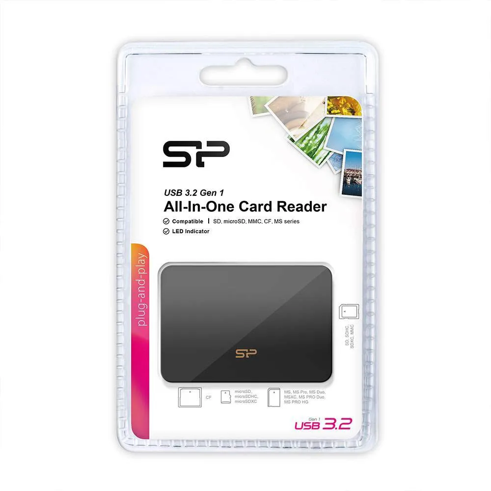 کارت خوان سیلیکون پاور مدل All in One USB3.2 GEN1