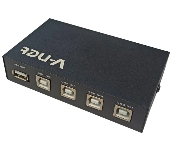 هاب سوئیچ دستی 4 پورت پرینتر USB