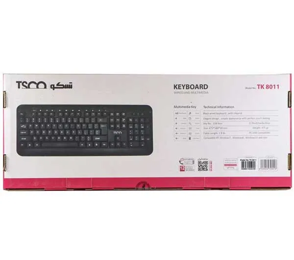 کیبورد تسکو مدل TK 8011
