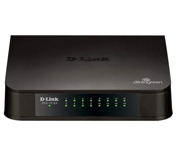 سوییچ 16 پورت مگابیتی دی-لینک مدل DES-1016A