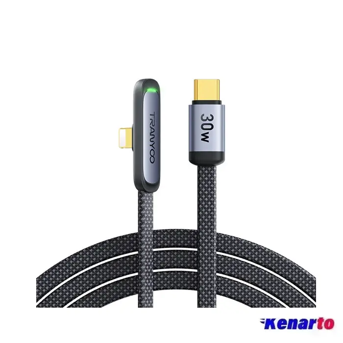 کابل تبدیل Type-C به لایتنینگ ترانیو مدل CL-3 طول 1.2 متر