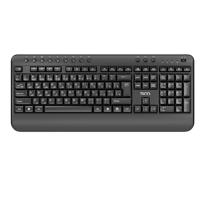 کیبورد و ماوس بی سیم تسکو مدل TKM 7029W