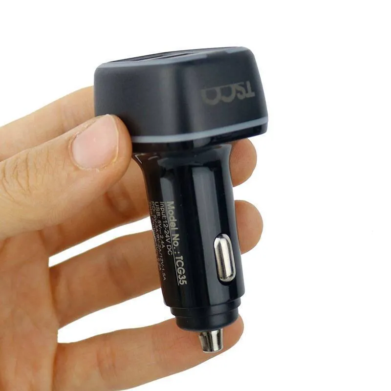 شارژر فندکی تسکو مدل TCG 35 3A 18W PD به همراه کابل MicroUSB