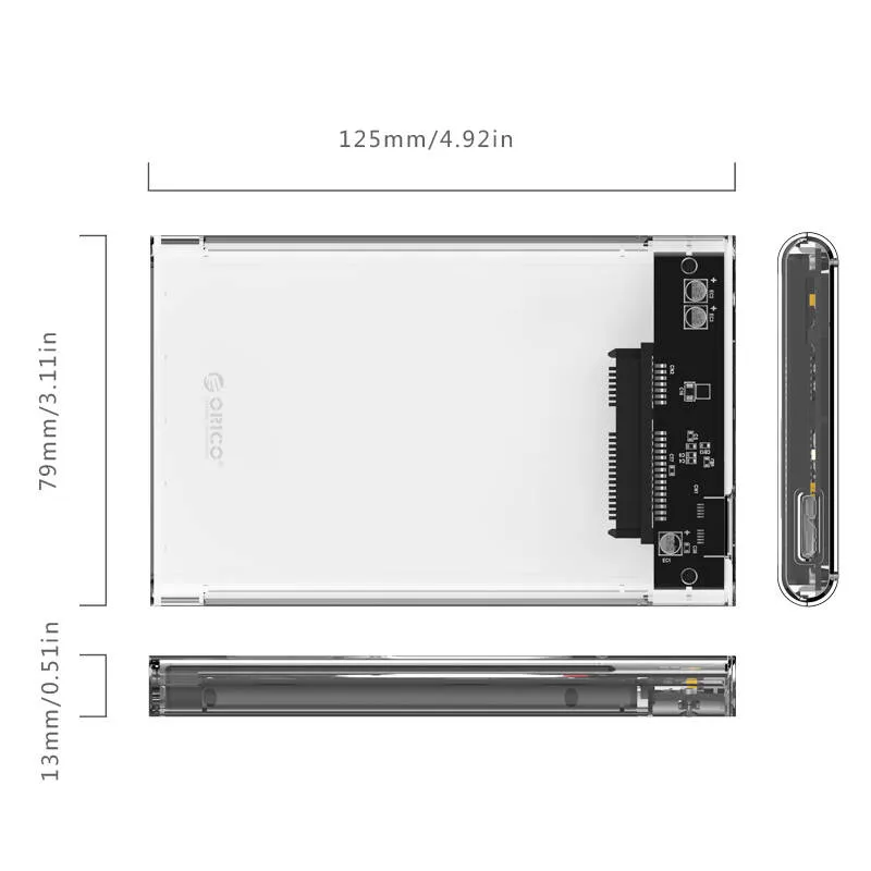 باکس هارد دیسک 2.5 اینچ USB 3.0 اوریکو مدل 2139U3