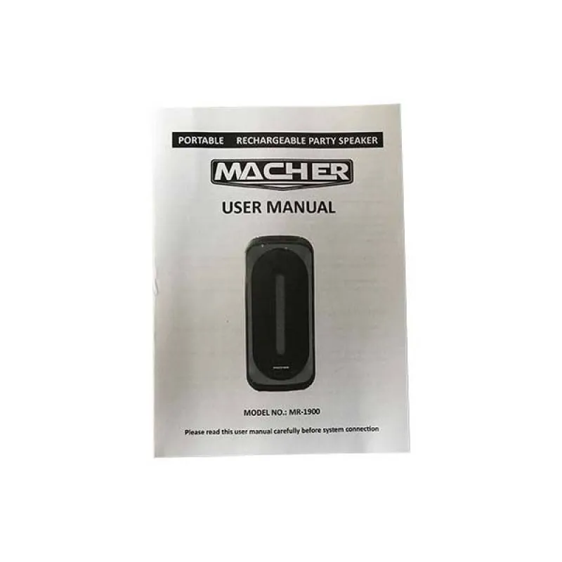 اسپیکر بلوتوثی قابل حمل مچر مدل MR-1900