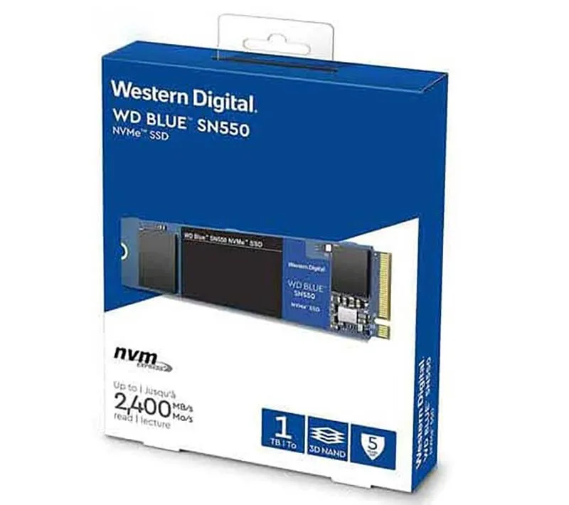 اس اس دی اینترنال وسترن دیجیتال مدل SN550 M.2 NVMe ظرفیت 1 ترابایت