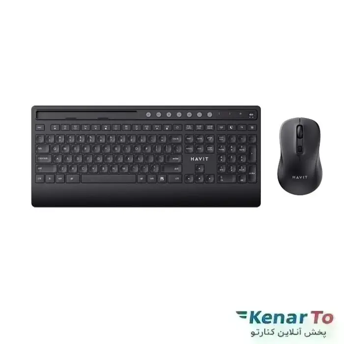 کیبورد و ماوس بی سیم هویت مدل KB242GCM