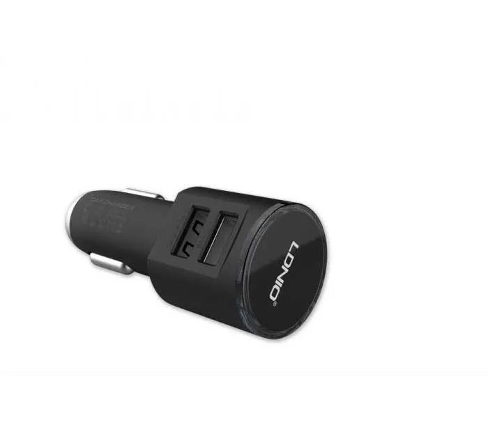 شارژر فندکی الدینیو مدل DL-C29 به همراه کابل تبدیل microUSB
