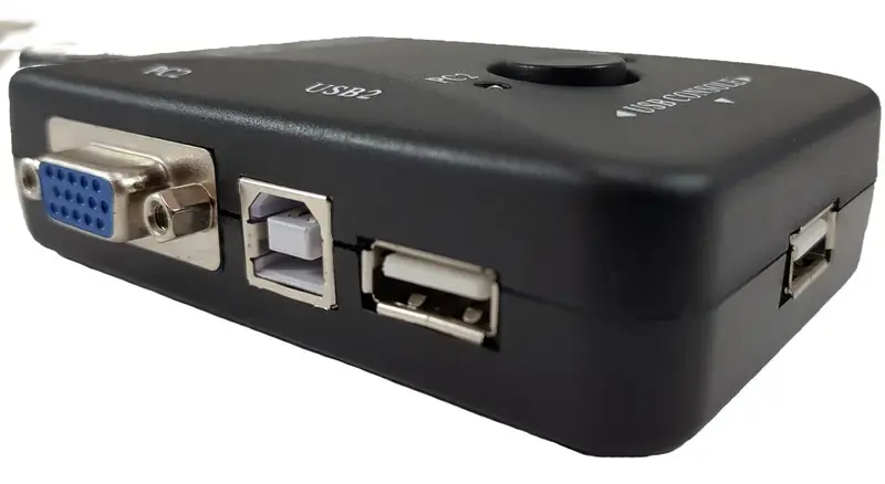 سوییچ دو پورت KVM اتوماتیک USB