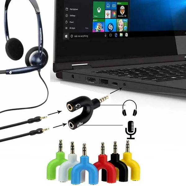 تبدیل U شکل 1 به 2 AUX