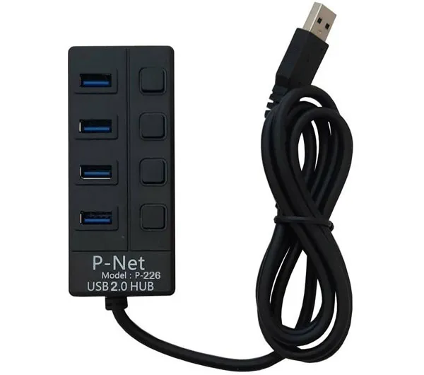 هاب 4 پورت USB 2.0 پی نت مدل P-226