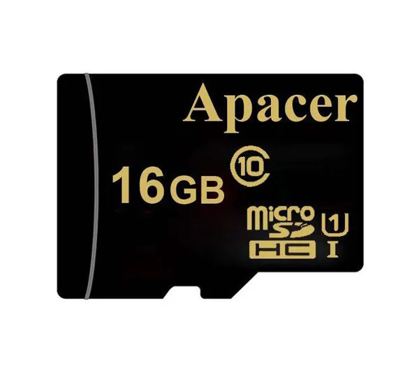 کارت حافظه microSDHC اپیسر مدل AP16GA کلاس 10 استاندارد UHS-I U1 سرعت 45MBps ظرفیت 16 گیگابایت