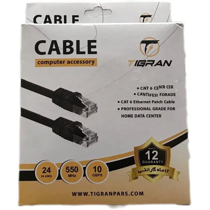 کابل شبکه CAT6 Tigran طول 5 متر