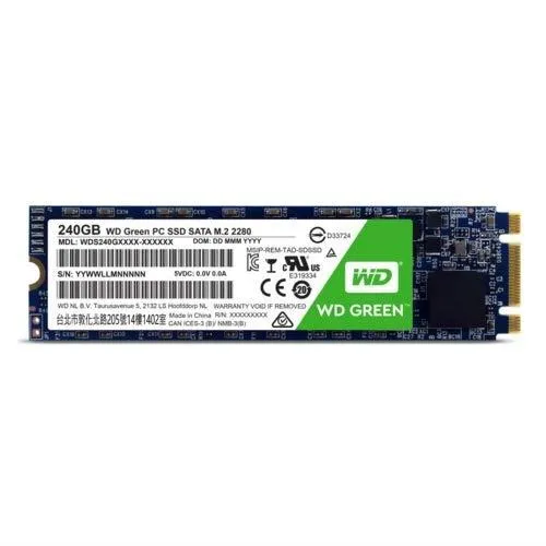 حافظه SSD وسترن دیجیتال مدل Green WDS240G2G0B M2ظرفیت ۲۴۰ گیگابایت