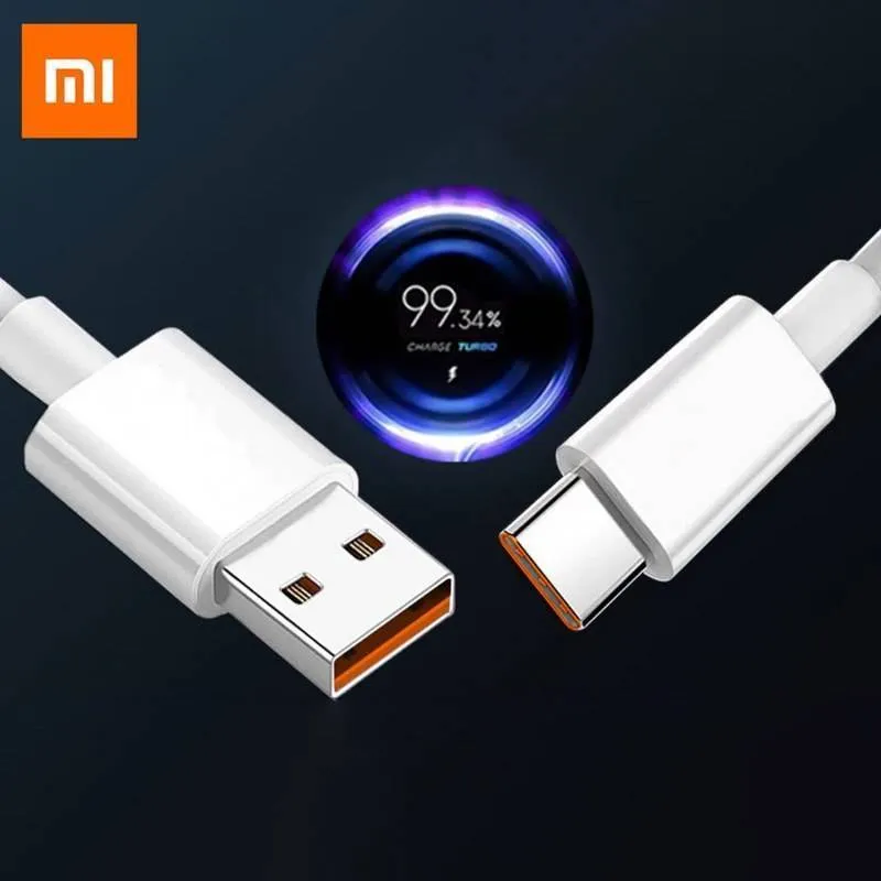 کابل تبدیل USB به Type-C اورجینال سرکارتنی 33 وات شیائومی کابل تبدیل USB به Type-C اورجینال سرکارتنی 33 وات شیائومی