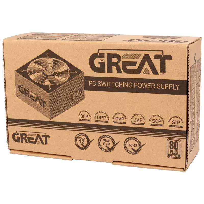منبع تغذیه کامپیوتر گریت مدل GR330 330W