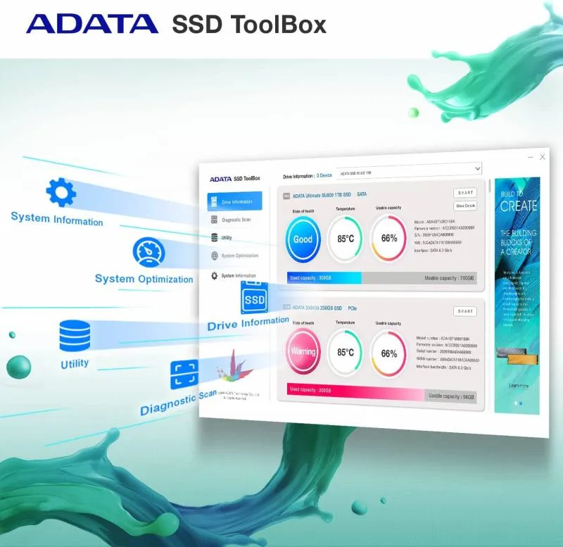 اس اس دی اینترنال ایکس پی جی مدل SPECTRIX S20G RGB M.2 2280 NVMe ظرفیت 500 گیگابایت