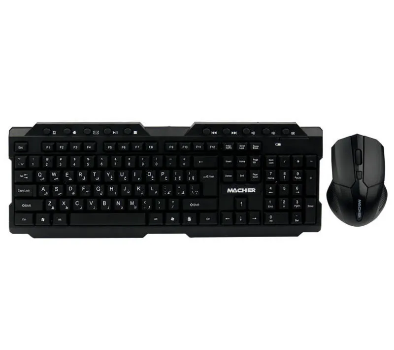 کیبورد و ماوس بی سیم مچر مدل MR-405W