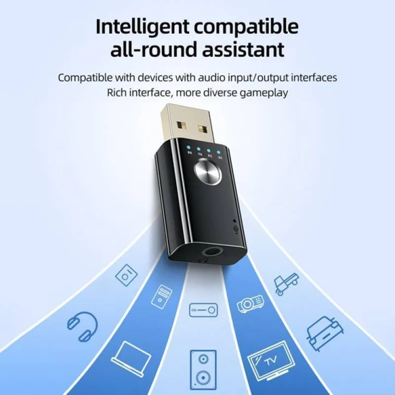 گیرنده و فرستنده بلوتوث چهار کاره مدل K10 Pro