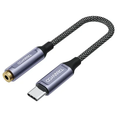  تبدل Type-C به جک 3.5 میلیمتری ترانیو مدل T-E8