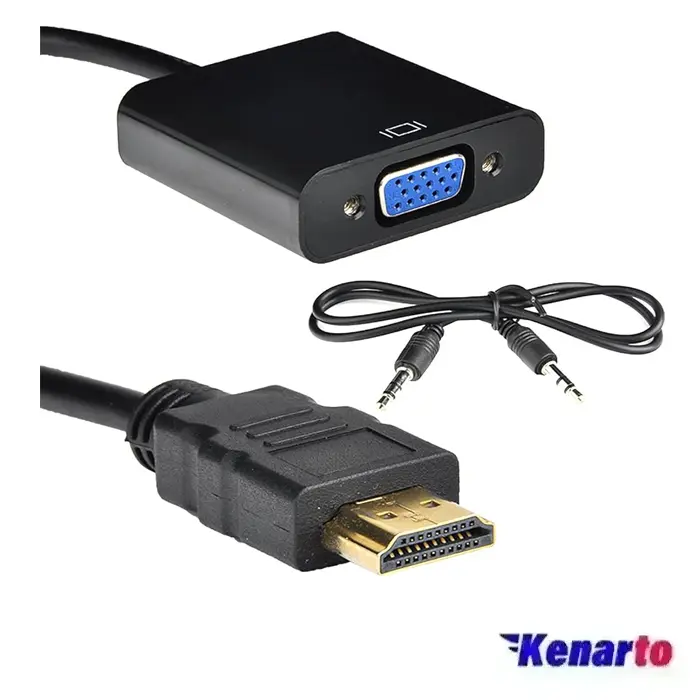 تبدیل HDMI به VGA دیتالایف با خروجی صدا