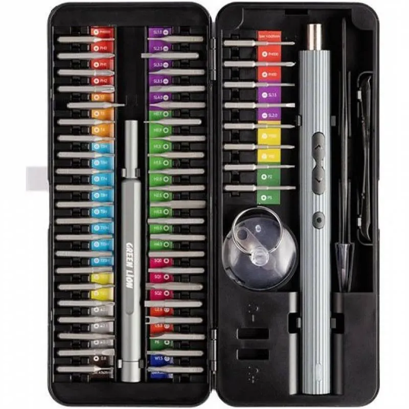 کیت پیچ گوشتی شارژی گرین لاین مدل GN58IN1ELSDBK