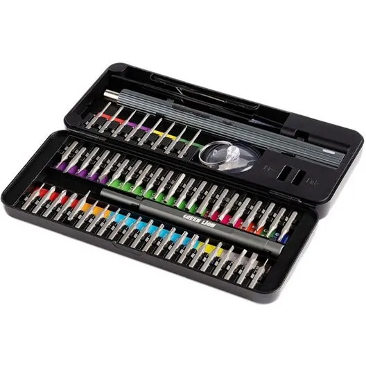 کیت پیچ گوشتی شارژی گرین لاین مدل GN58IN1ELSDBK