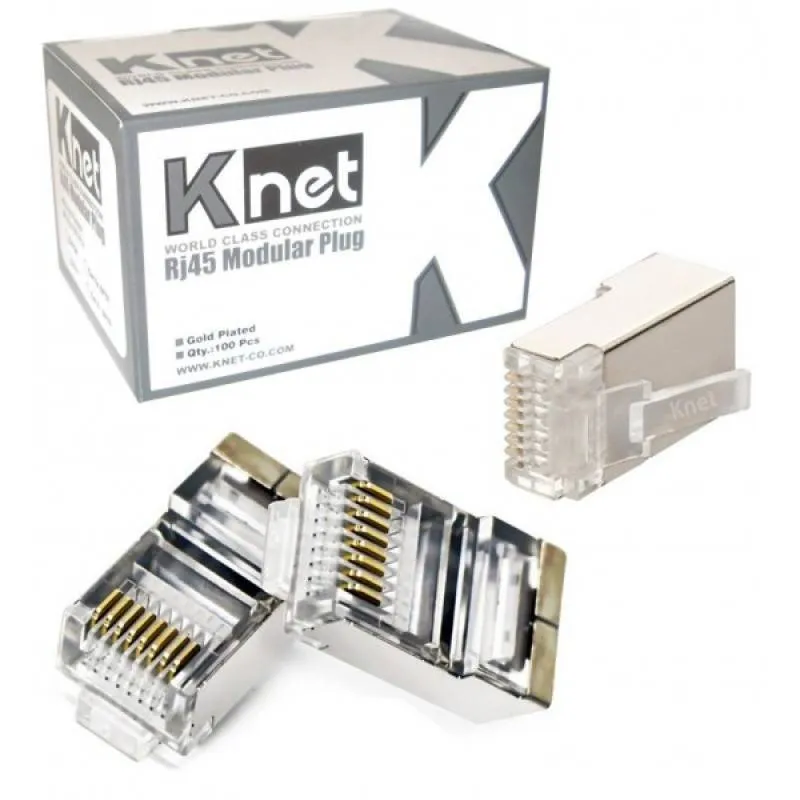 کانکتور Cat6 SFTP کی نت بسته 100 عددی