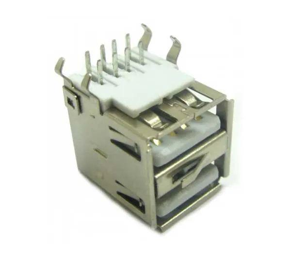 کانکتور USB مادگی تیپ A دوبل روبردی