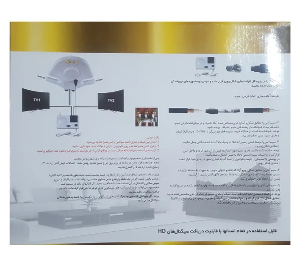 آنتن هوایی برج الكترونيک مدل شاخک دار ثابت
