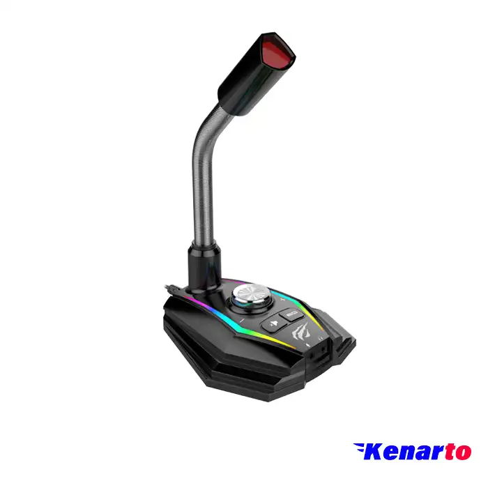 میکروفن رومیزی گیمینگ هویت مدل GK56B RGB