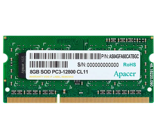 رم لپ تاپ اپیسر مدل DDR3L 1600MHz ظرفیت 8 گیگابایت