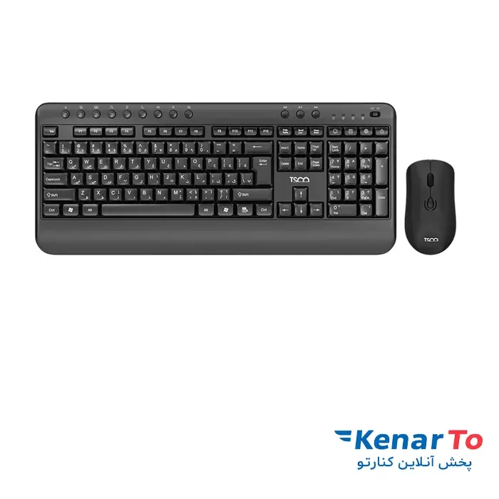 کیبورد و ماوس بی سیم تسکو مدل TKM 7029W
