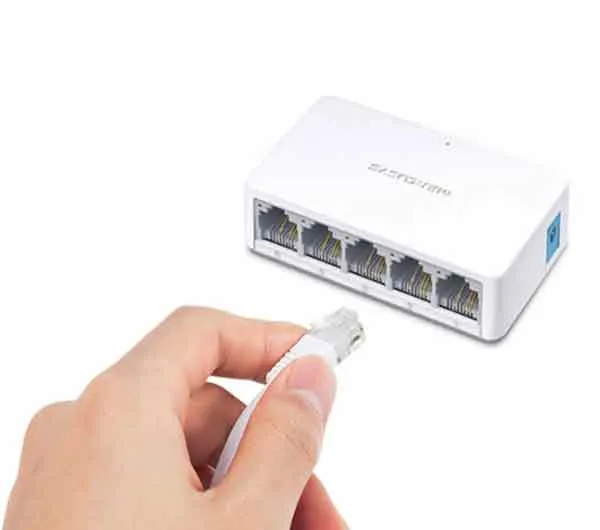سوییچ 5 پورت مرکوسیس مدل MS105