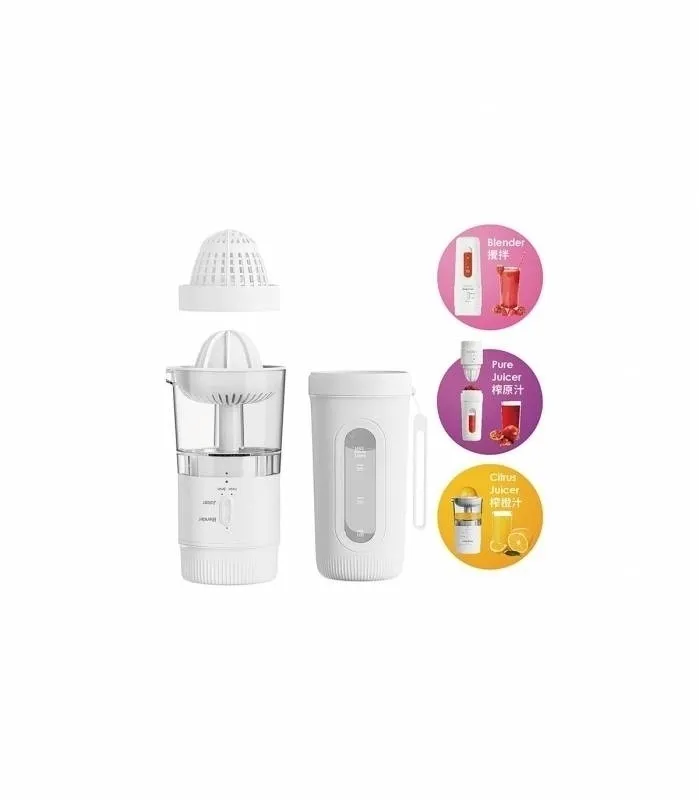 آبمیوه گیری قابل حمل گرین لاین مدل GN3IN1JC380WH 380ml