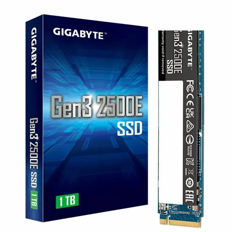 اس اس دی اینترنال گیگابایت مدل Gen3 2500E M.2 2280 NVMe ظرفیت 1 ترابایت