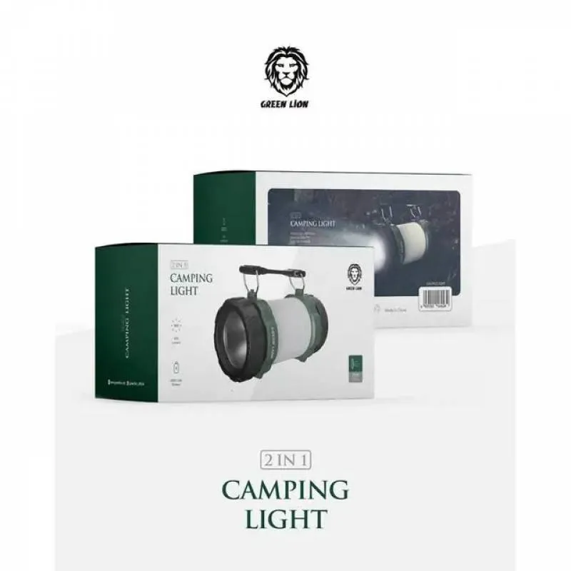 چراغ کمپینگ دوکاره گرین لاین مدل GN2IN1CLIGHT