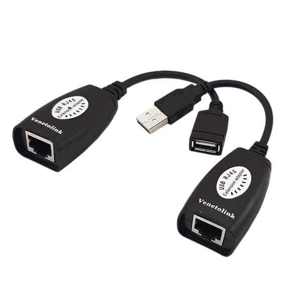 افزایش طول USB با کابل شبکه ونتولینک مدل RJXT تا 50 متر