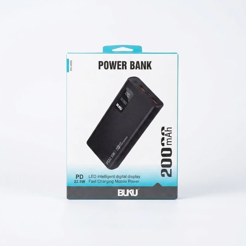 شارژر همراه بوکو MG-G106 PD 22.5W ظرفیت 20000 میلی آمپر ساعت