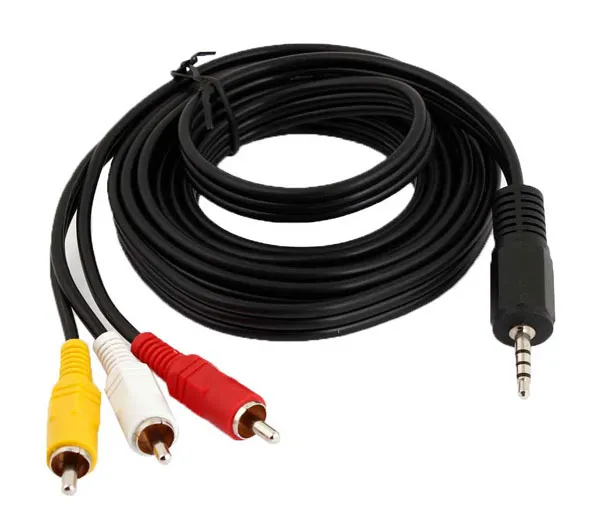 کابل تبدیل جک 3.5 میلی متری به سه RCA