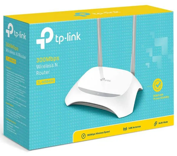 روتر بی‌سیم 300Mbps تی پی-لینک مدل TL-WR840N