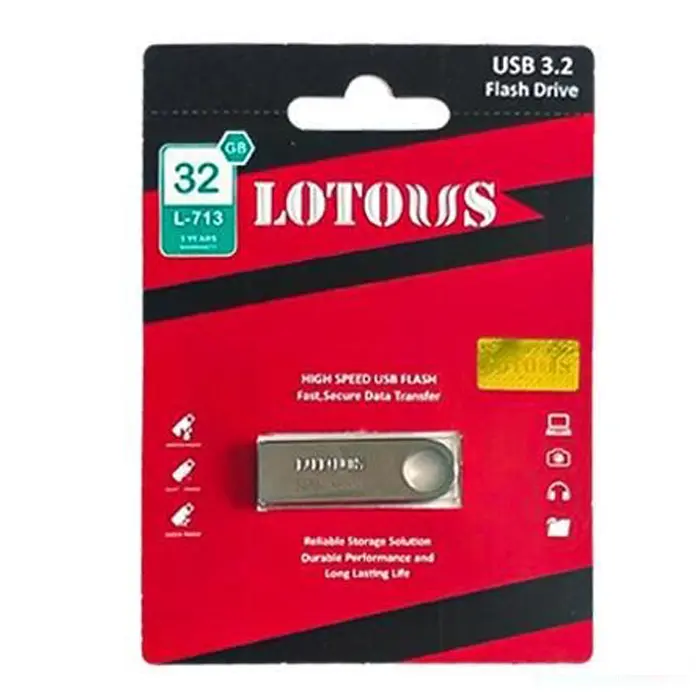 فلش مموری لوتوس مدل L713 USB3.2 ظرفیت 32 گیگابایت