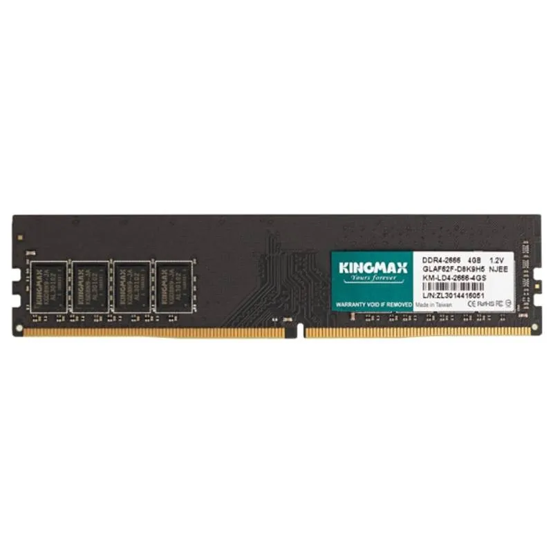 رم دسکتاپ DDR4 تک کاناله 2666 مگاهرتز کینگ مکس ظرفیت 4 گیگابایت