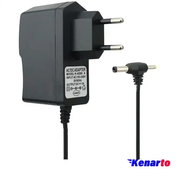 آداپتور مودم 9 ولت 1 آمپر  کایزر مدل K-AD09 دو سر