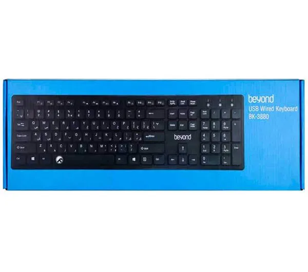 کیبورد بیاند مدل BK-3880 با حروف فارسی