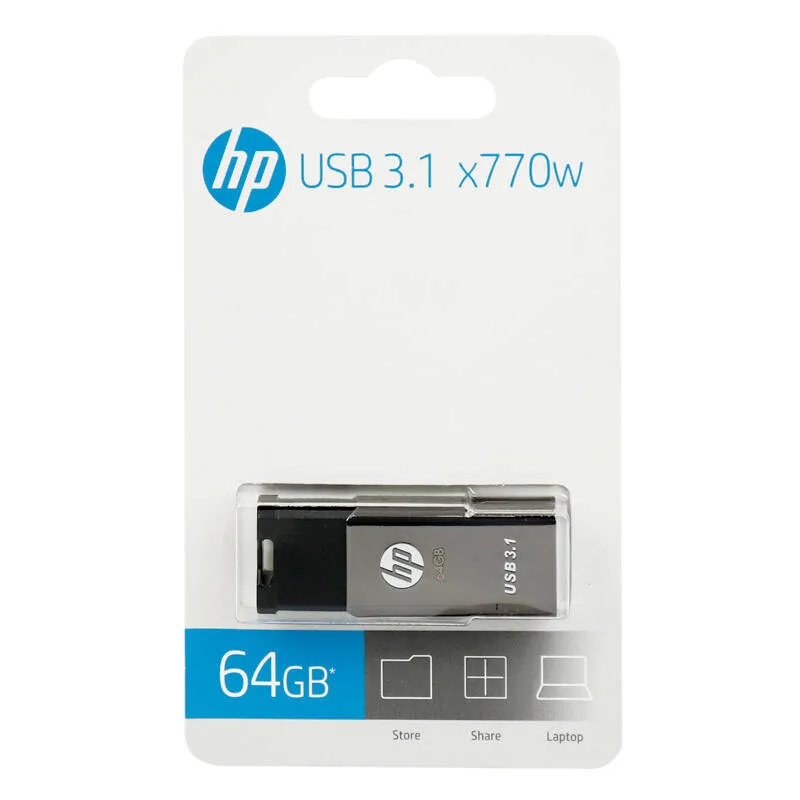 فلش مموری اچ پی مدل X770W USB3.1 ظرفیت 64 گیگابایت