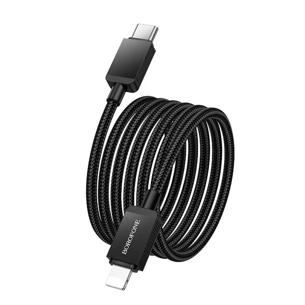 کابل تبدیل Type-C به لایتنینگ بروفون مدل BX120 طول 1 متر